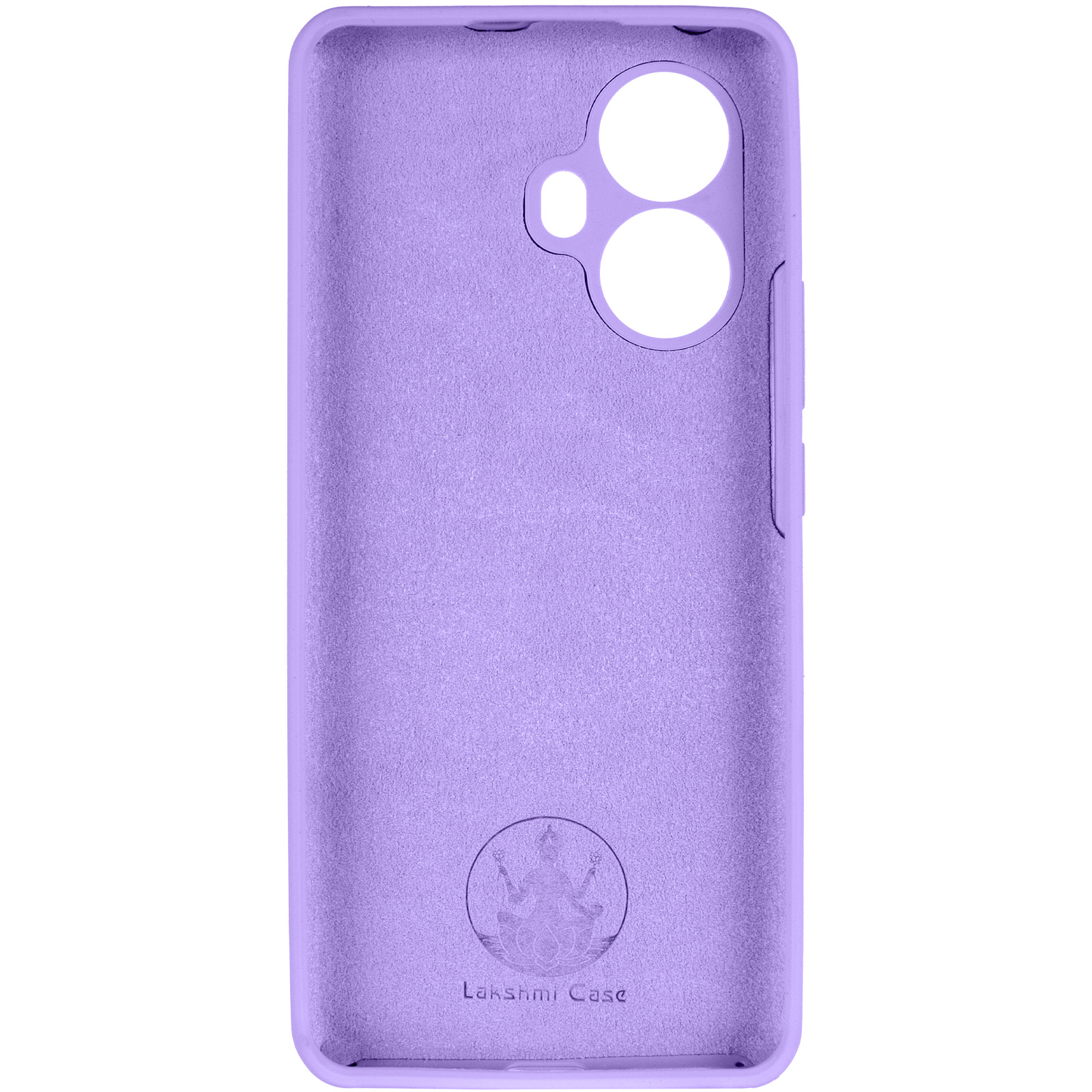 Чохол Silicone Cover Lakshmi Full Camera (AAA) для Realme 10 Pro+, Бузковий / Dasheen 2, Силікон, купити оптом з доставкою