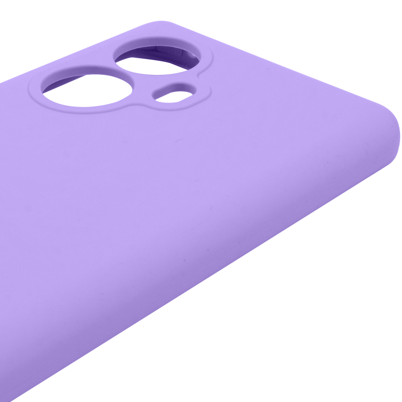 Чохол Silicone Cover Lakshmi Full Camera (AAA) для Realme 10 Pro+, Бузковий / Dasheen 3, Силікон, купити оптом з доставкою