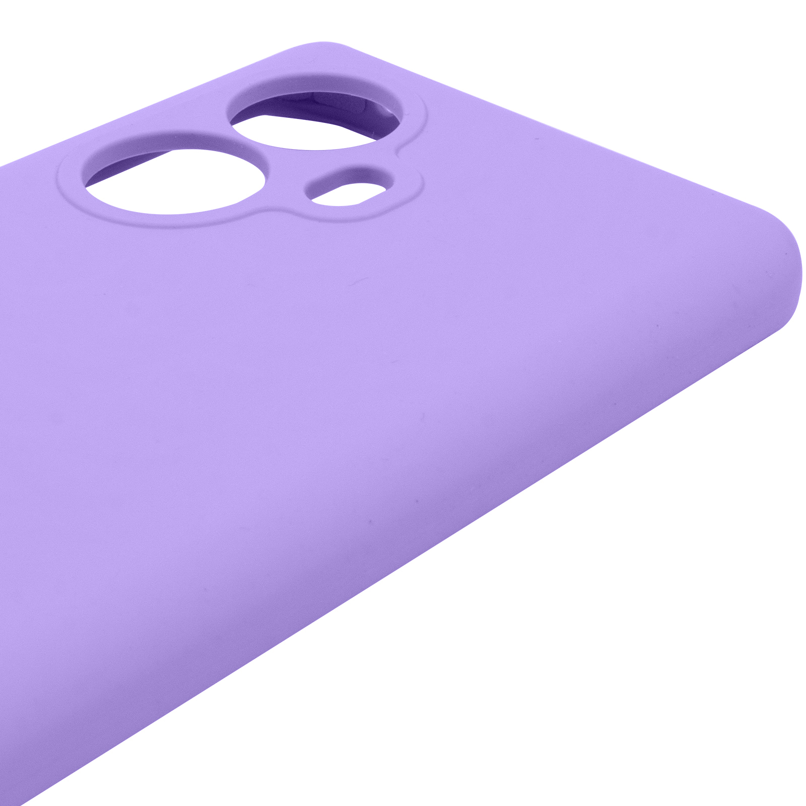 Чохол Silicone Cover Lakshmi Full Camera (AAA) для Realme 10 Pro+, Бузковий / Dasheen 3, Силікон, купити оптом з доставкою