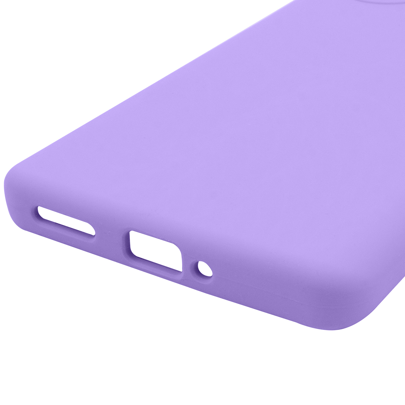 Чохол Silicone Cover Lakshmi Full Camera (AAA) для Realme 10 Pro+, Бузковий / Dasheen 4, Силікон, купити оптом з доставкою