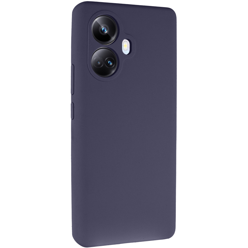 Чохол Silicone Cover Lakshmi Full Camera (AAA) для Realme 10 Pro+, Темно-синій / Midnight blue, Силікон, купити оптом з доставкою