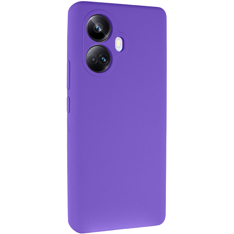 Чохол Silicone Cover Lakshmi Full Camera (AAA) для Realme 10 Pro+, Фіолетовий / Amethyst, Силікон, купити оптом з доставкою
