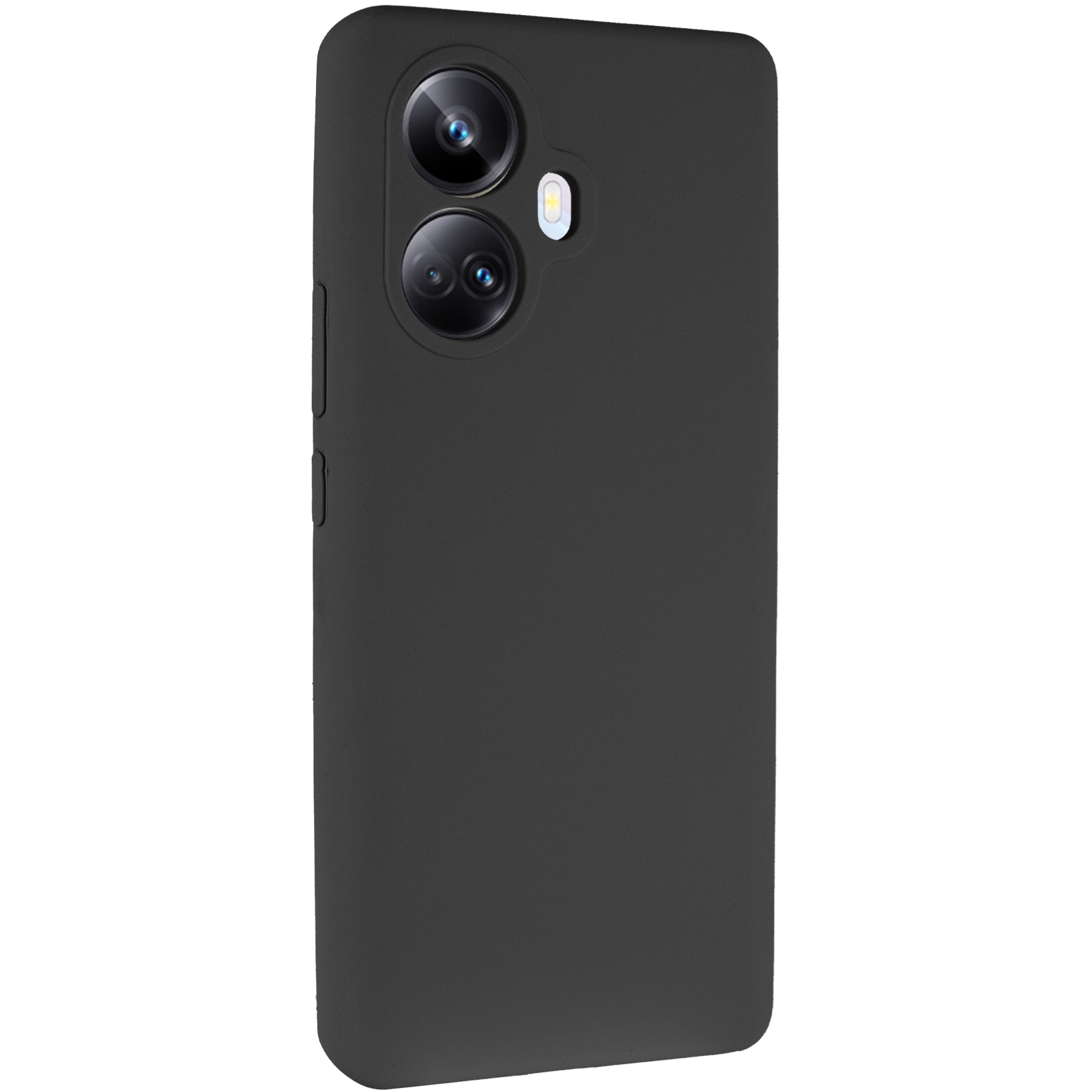 Чохол Silicone Cover Lakshmi Full Camera (AAA) для Realme 10 Pro+, Чорний / Black, Силікон, купити оптом з доставкою