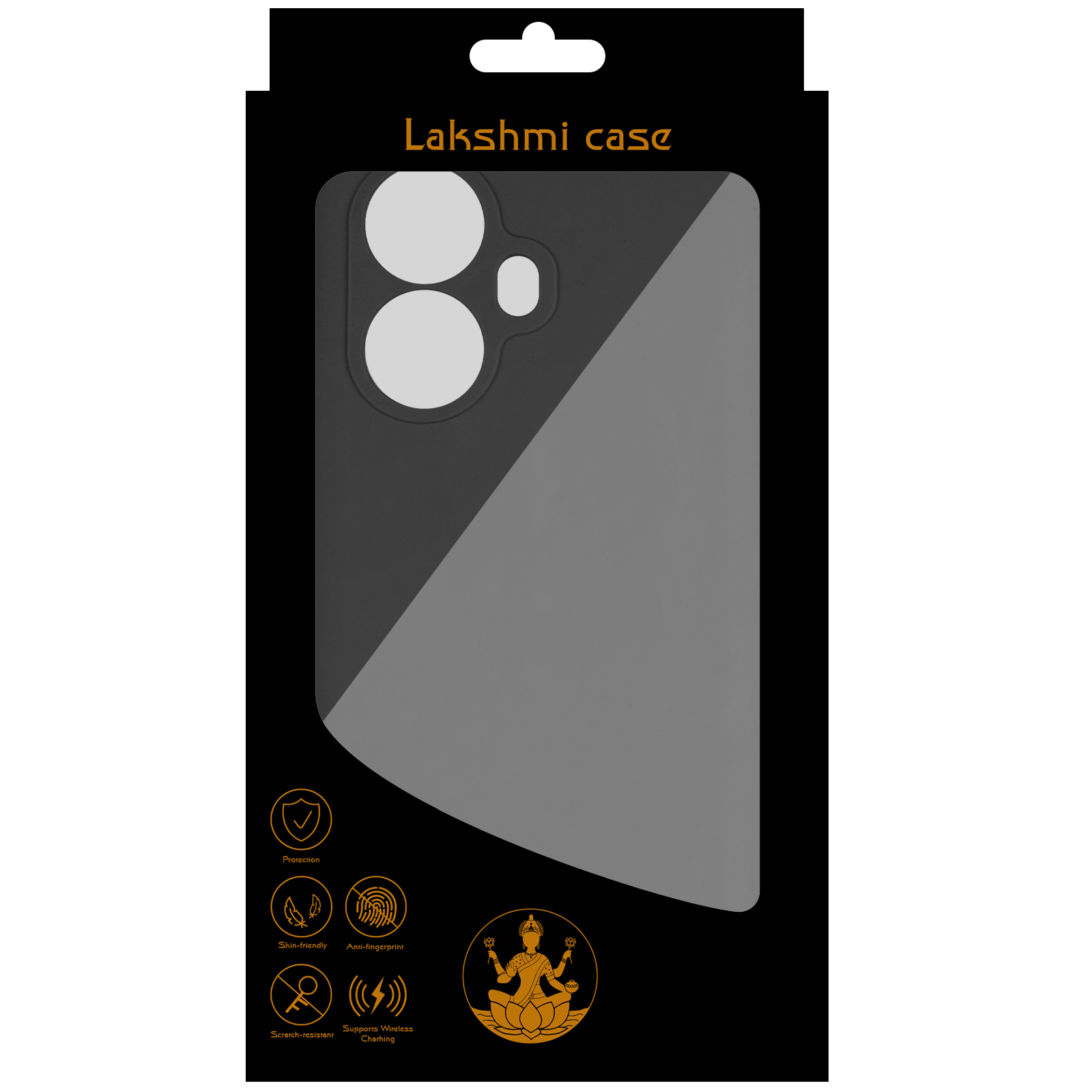 Чохол Silicone Cover Lakshmi Full Camera (AAA) для Realme 10 Pro+, Чорний / Black 2, Силікон, купити оптом з доставкою