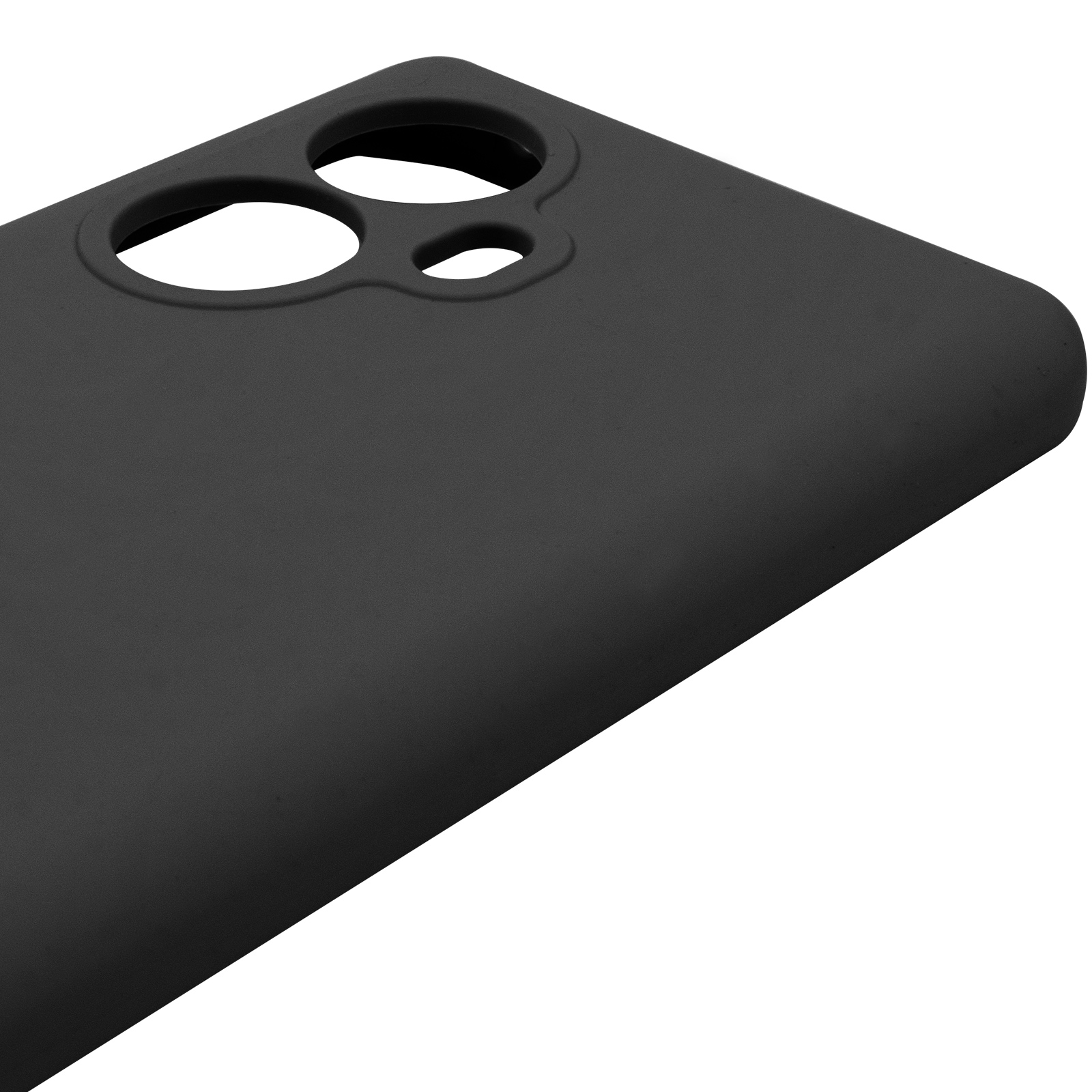 Чохол Silicone Cover Lakshmi Full Camera (AAA) для Realme 10 Pro+, Чорний / Black 4, Силікон, купити оптом з доставкою