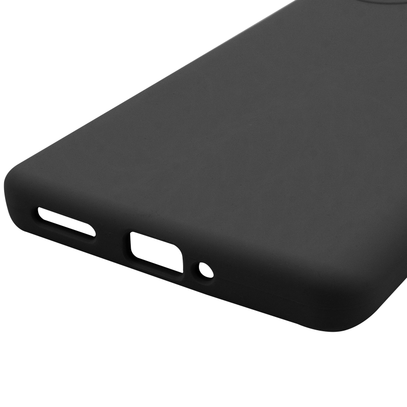 Чохол Silicone Cover Lakshmi Full Camera (AAA) для Realme 10 Pro+, Чорний / Black 5, Силікон, купити оптом з доставкою