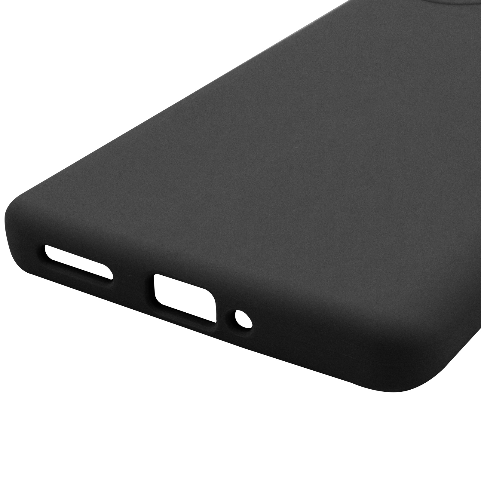Чохол Silicone Cover Lakshmi Full Camera (AAA) для Realme 10 Pro+, Чорний / Black 5, Силікон, купити оптом з доставкою