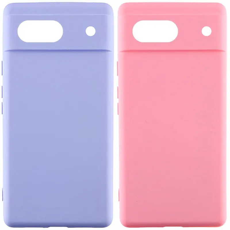 Чехол Silicone Cover Lakshmi Full Camera (AAA) для Google Pixel 7a, Силикон, купить оптом с доставкой