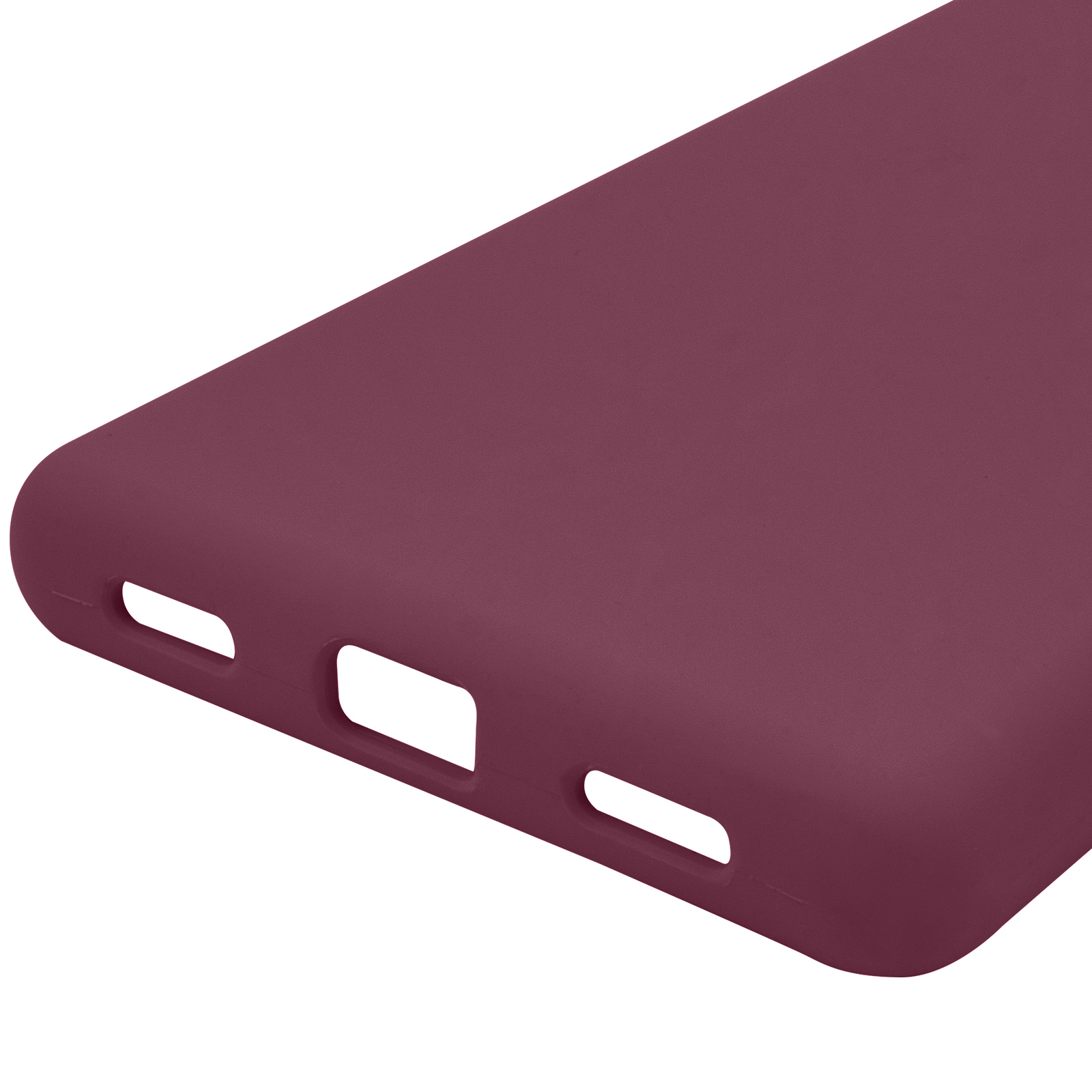 Чехол Silicone Cover Lakshmi Full Camera (AAA) для Google Pixel 7a, Бордовый / Plum 4, Силикон, купить оптом с доставкой