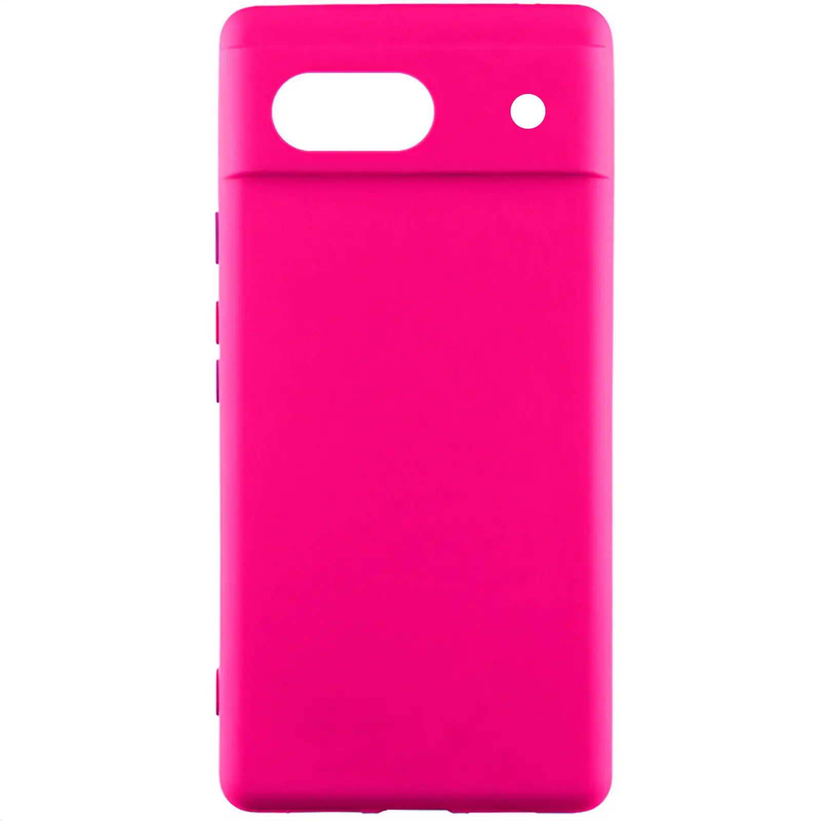 Чехол Silicone Cover Lakshmi Full Camera (AAA) для Google Pixel 7a, Розовый / Barbie pink, Силикон, купить оптом с доставкой