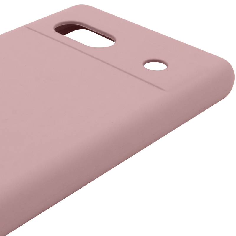 Чехол Silicone Cover Lakshmi Full Camera (AAA) для Google Pixel 7a, Розовый / Pink Sand 3, Силикон, купить оптом с доставкой