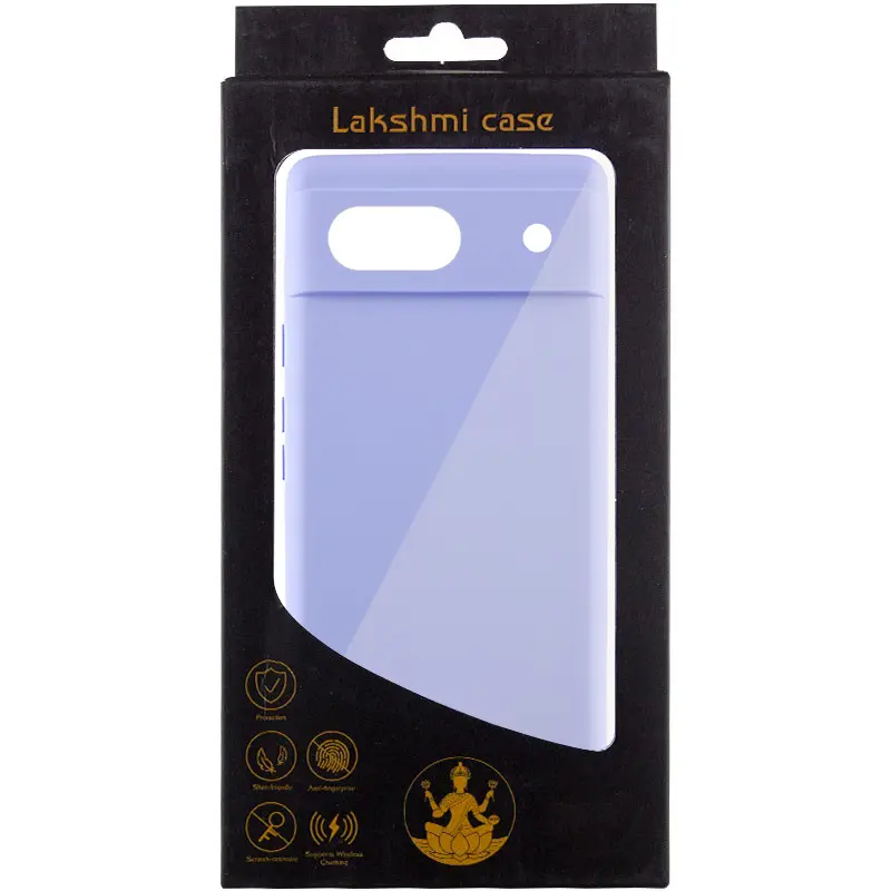 Чехол Silicone Cover Lakshmi Full Camera (AAA) для Google Pixel 7a, Сиреневый / Dasheen 3, Силикон, купить оптом с доставкой