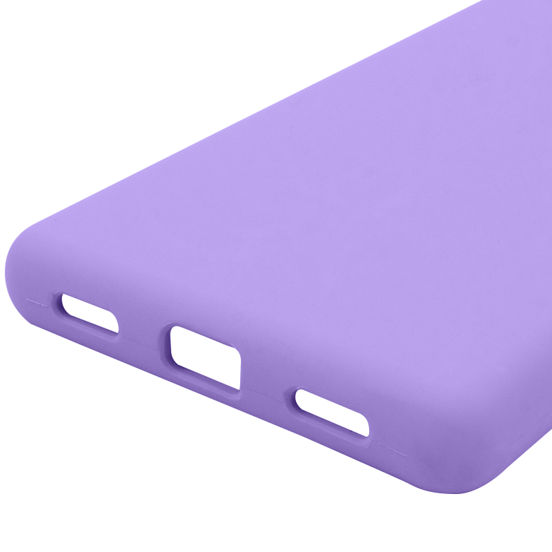 Чехол Silicone Cover Lakshmi Full Camera (AAA) для Google Pixel 7a, Сиреневый / Dasheen 4, Силикон, купить оптом с доставкой