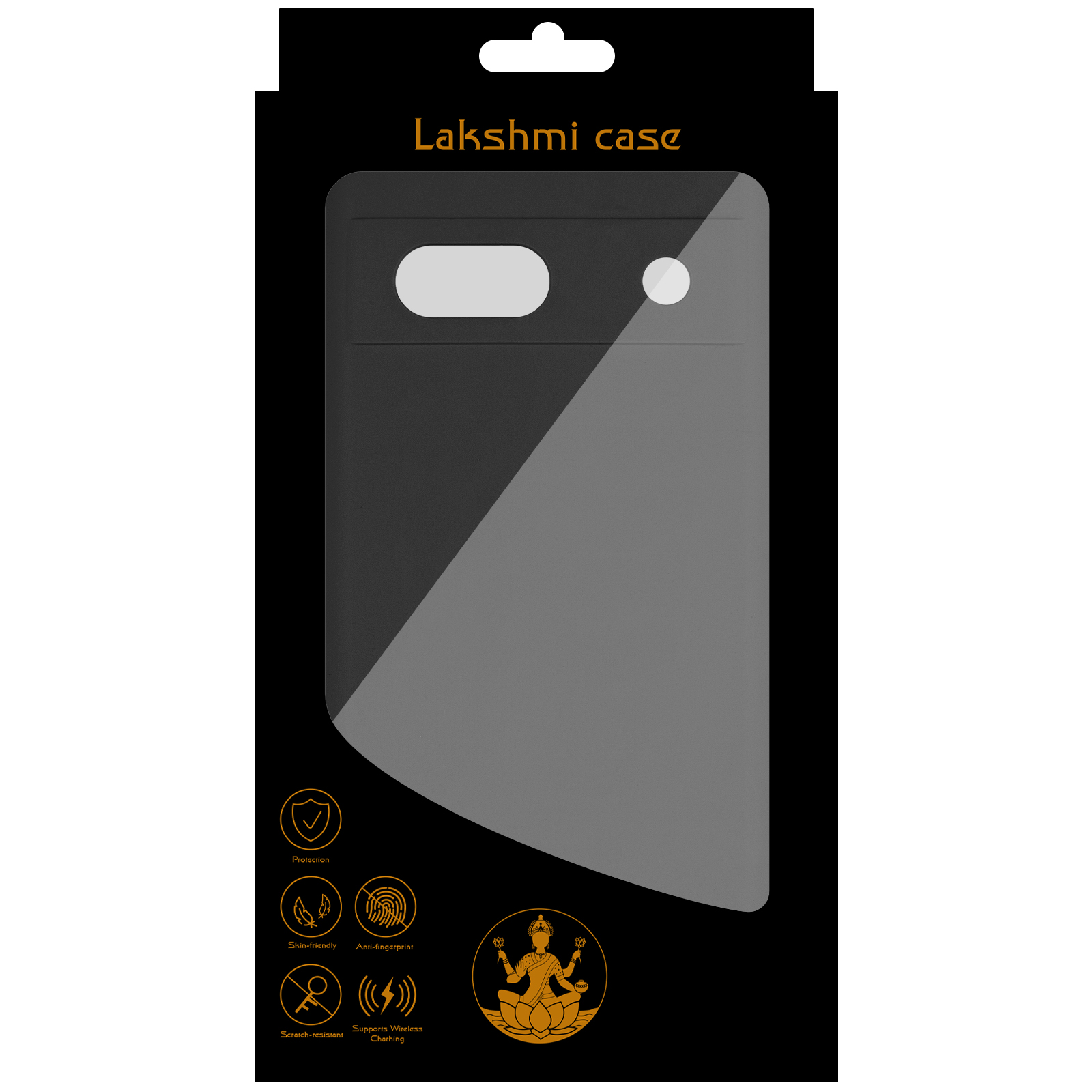 Чехол Silicone Cover Lakshmi Full Camera (AAA) для Google Pixel 7a, Черный / Black 5, Силикон, купить оптом с доставкой