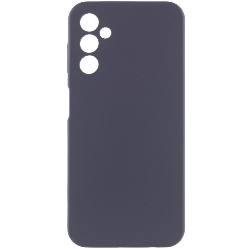 Чехол Silicone Cover Lakshmi Full Camera (AAA) для Samsung Galaxy A24 4G, Серый / Dark Gray, Силикон, купить оптом с доставкой