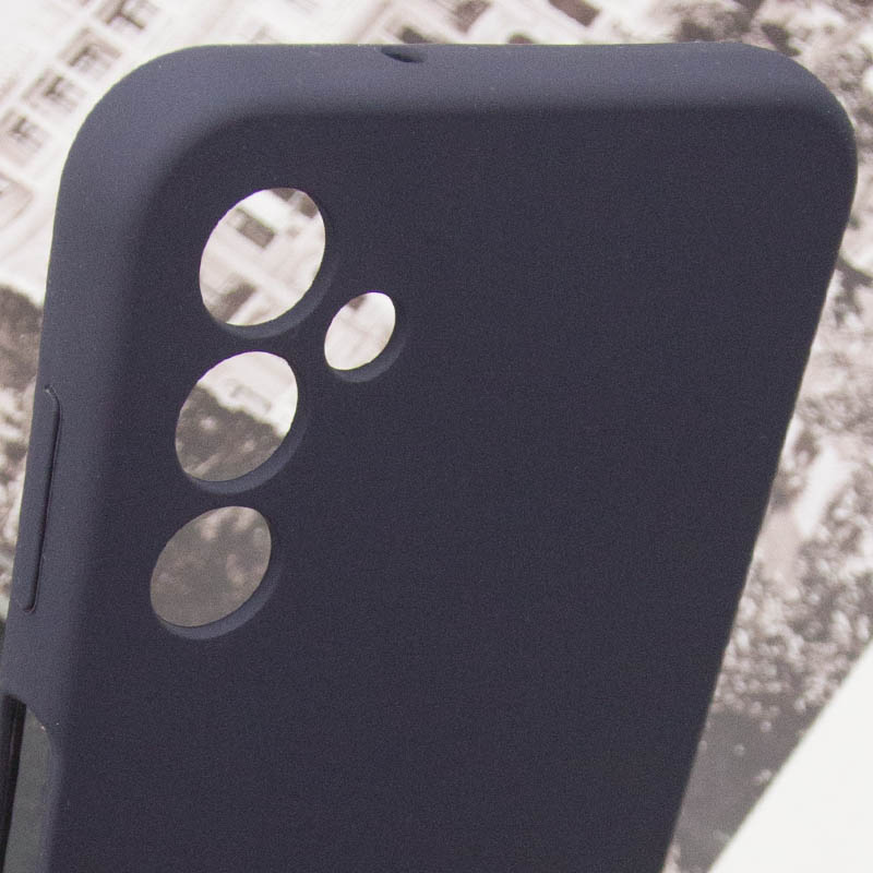 Чехол Silicone Cover Lakshmi Full Camera (AAA) для Samsung Galaxy A24 4G, Серый / Dark Gray 5, Силикон, купить оптом с доставкой