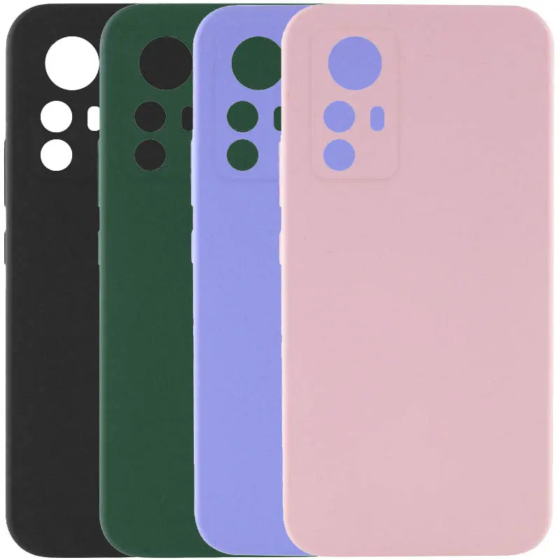 Чехол Silicone Cover Lakshmi Full Camera (AAA) для Xiaomi Redmi Note 12S, Силикон, купить оптом с доставкой