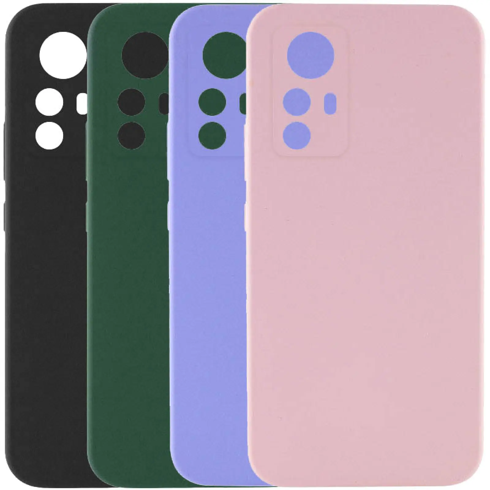 Чехол Silicone Cover Lakshmi Full Camera (AAA) для Xiaomi Redmi Note 12S, Силикон, купить оптом с доставкой