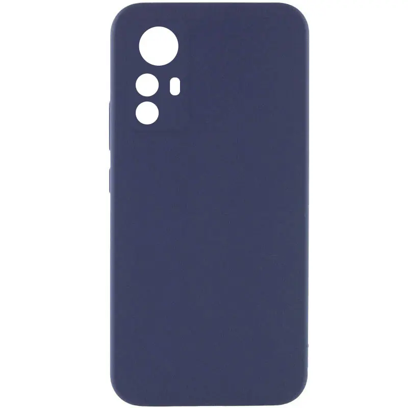 Чехол Silicone Cover Lakshmi Full Camera (AAA) для Xiaomi Redmi Note 12S, Темно-синий / Midnight blue, Силикон, купить оптом с доставкой