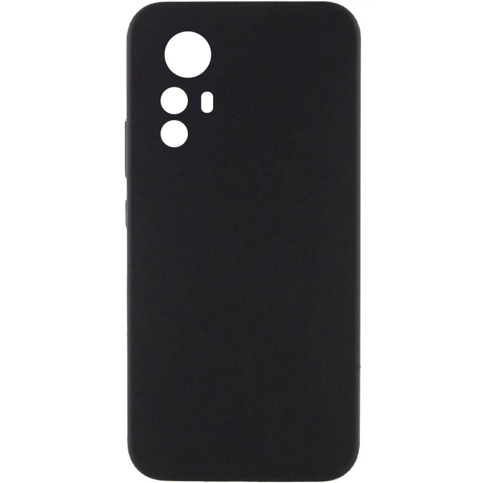 Чехол Silicone Cover Lakshmi Full Camera (AAA) для Xiaomi Redmi Note 12S, Черный / Black, Силикон, купить оптом с доставкой