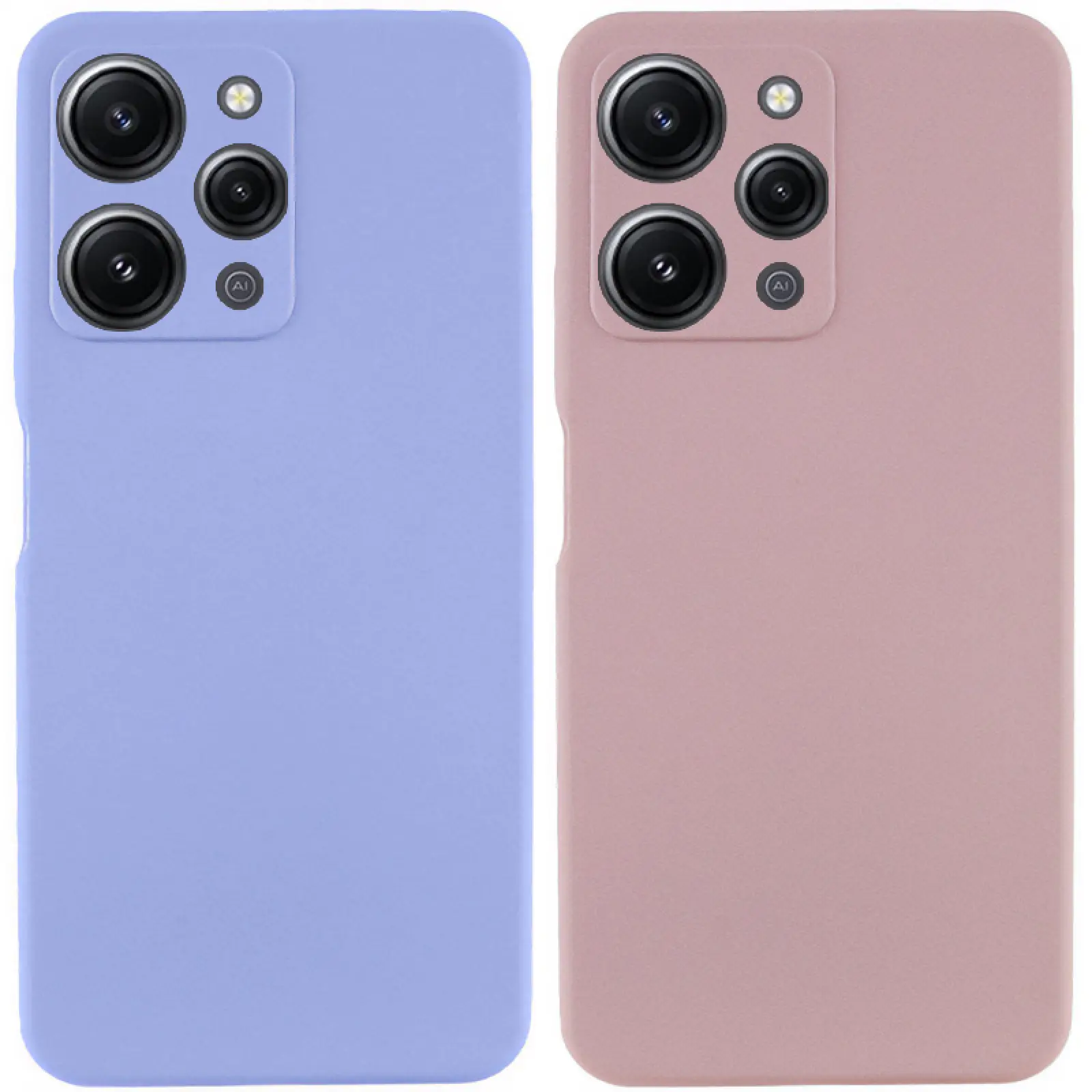 Чохол Silicone Cover Lakshmi Full Camera (AAA) для Xiaomi Redmi 12, Силікон, купити оптом з доставкою