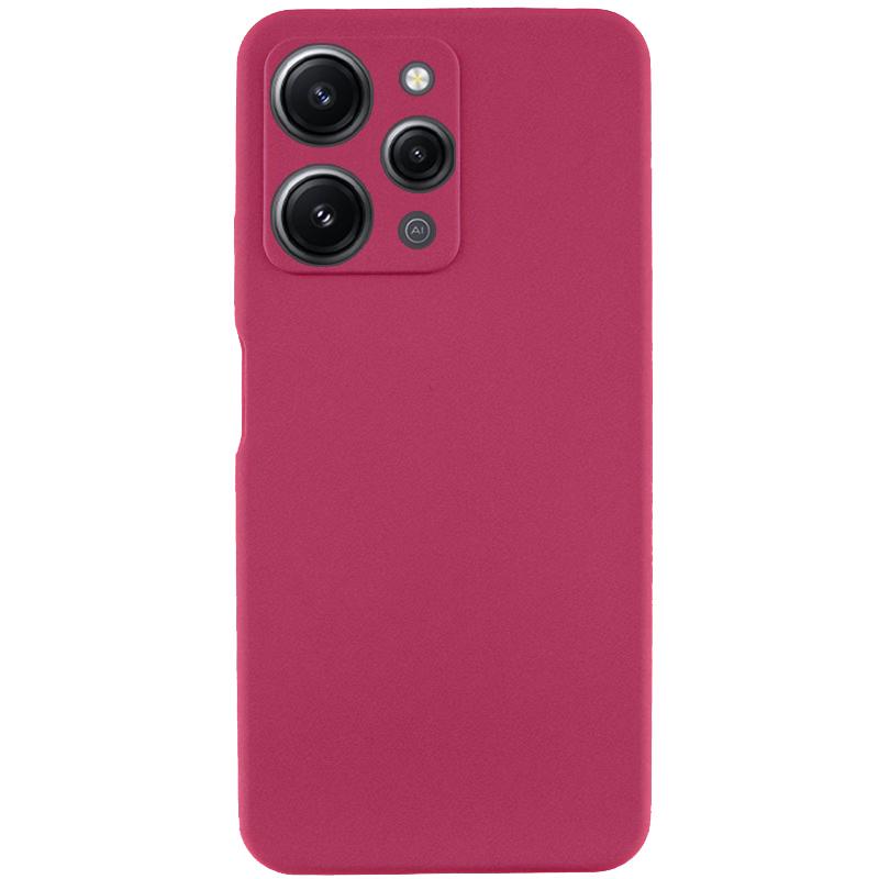 Чохол Silicone Cover Lakshmi Full Camera (AAA) для Xiaomi Redmi 12 | Мікрофібра на малюнкі №1