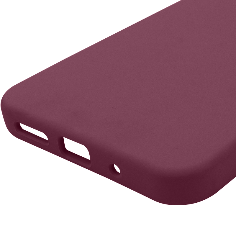 Чохол Silicone Cover Lakshmi Full Camera (AAA) для Xiaomi Redmi 12, Бордовий / Plum 4, Силікон, купити оптом з доставкою