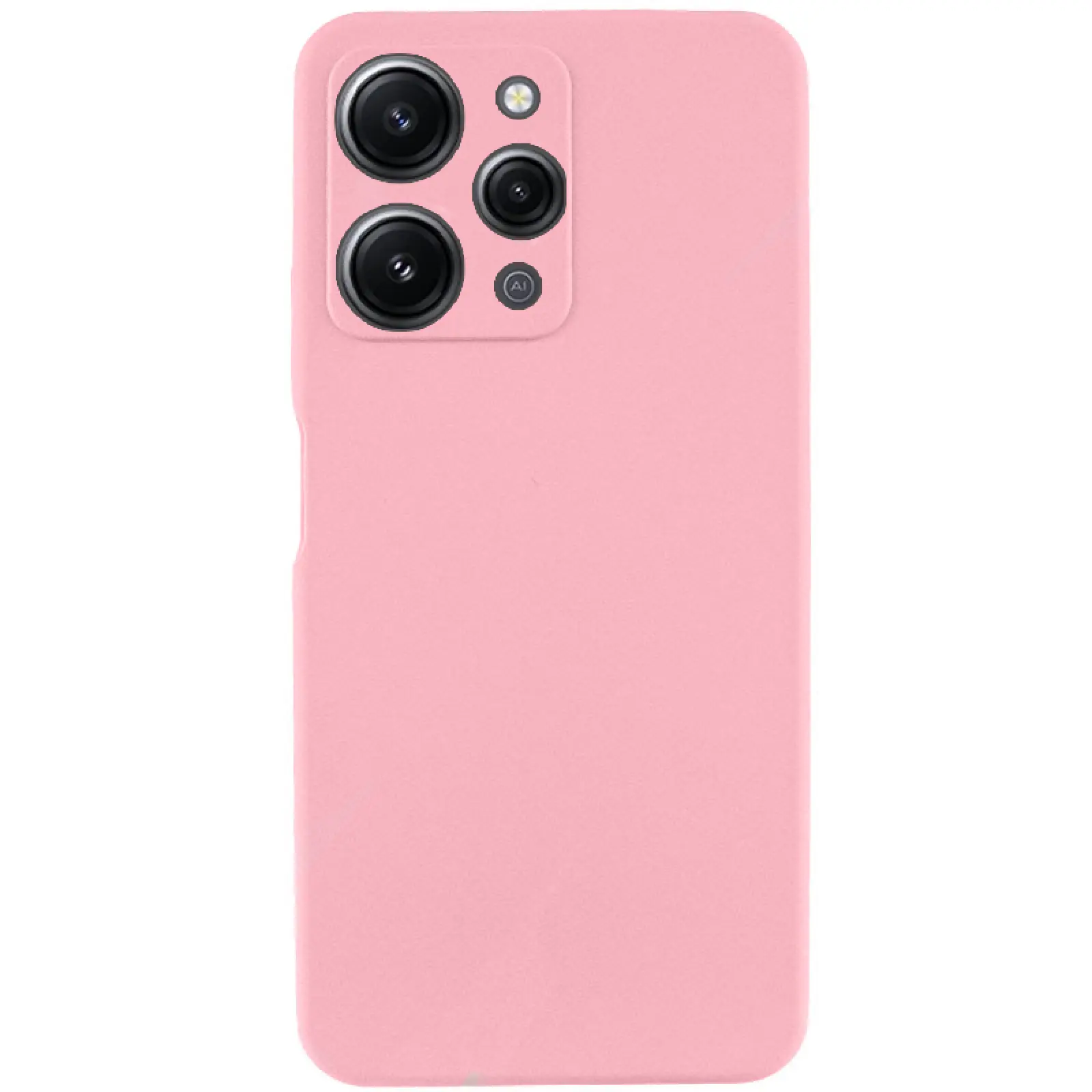 Чохол Silicone Cover Lakshmi Full Camera (AAA) для Xiaomi Redmi 12, Рожевий / Light pink, Силікон, купити оптом з доставкою