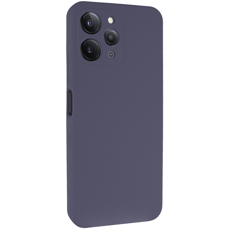Чохол Silicone Cover Lakshmi Full Camera (AAA) для Xiaomi Redmi 12, Сірий / Dark Gray, Силікон, купити оптом з доставкою