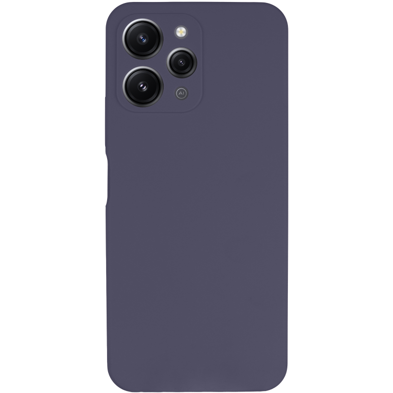 Чохол Silicone Cover Lakshmi Full Camera (AAA) для Xiaomi Redmi 12, Сірий / Dark Gray 1, Силікон, купити оптом з доставкою
