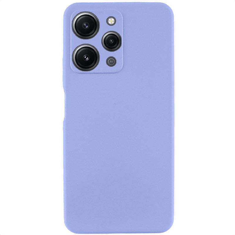 Чохол Silicone Cover Lakshmi Full Camera (AAA) для Xiaomi Redmi 12 | Мікрофібра на малюнкі №1