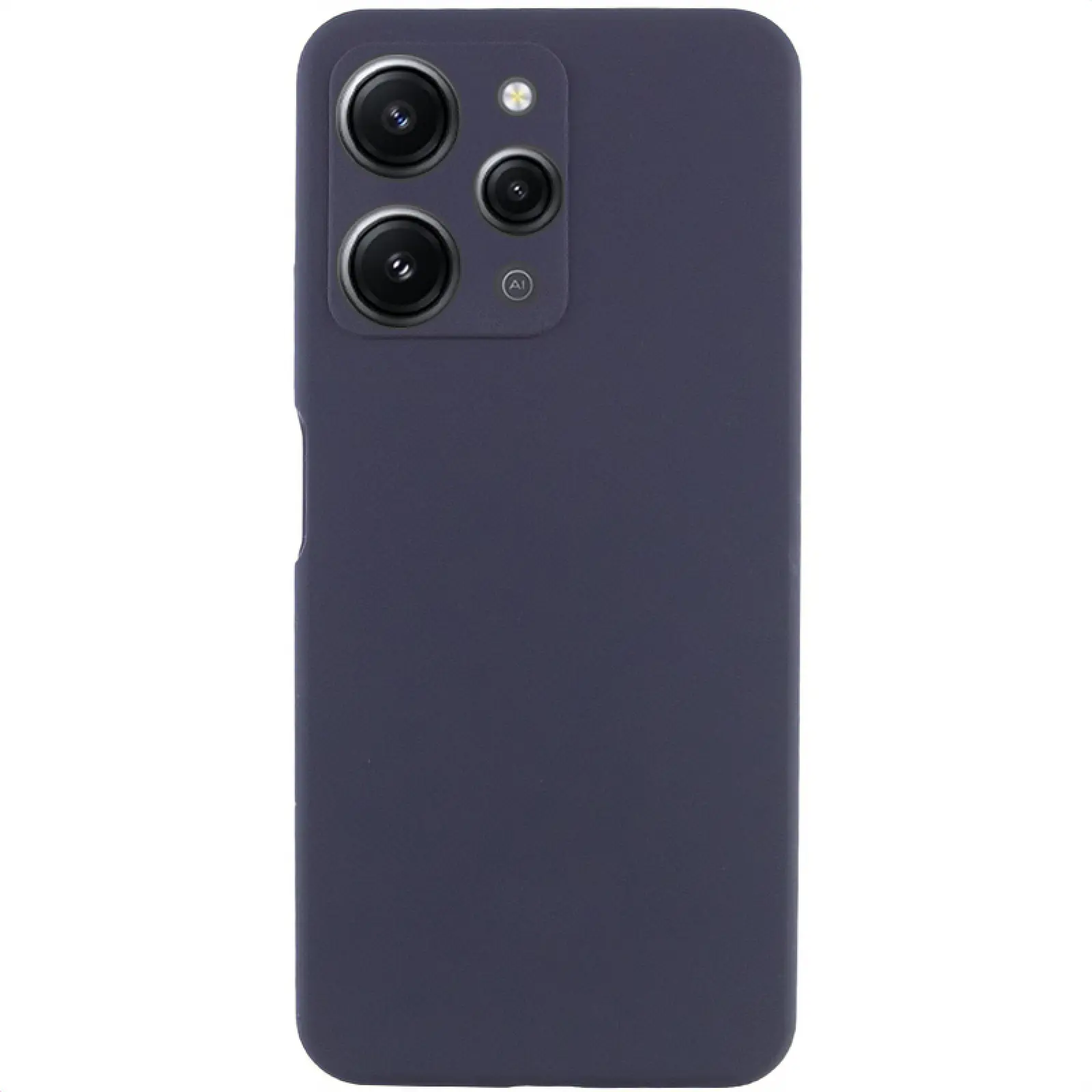 Чохол Silicone Cover Lakshmi Full Camera (AAA) для Xiaomi Redmi 12, Темно-синій / Midnight blue, Силікон, купити оптом з доставкою
