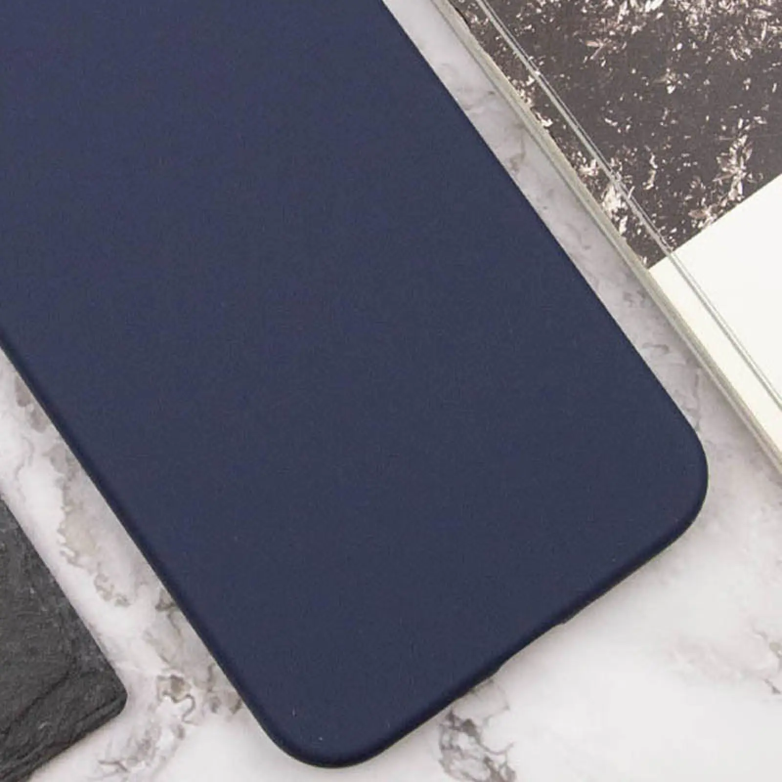 Чохол Silicone Cover Lakshmi Full Camera (AAA) для Xiaomi Redmi 12, Темно-синій / Midnight blue 2, Силікон, купити оптом з доставкою