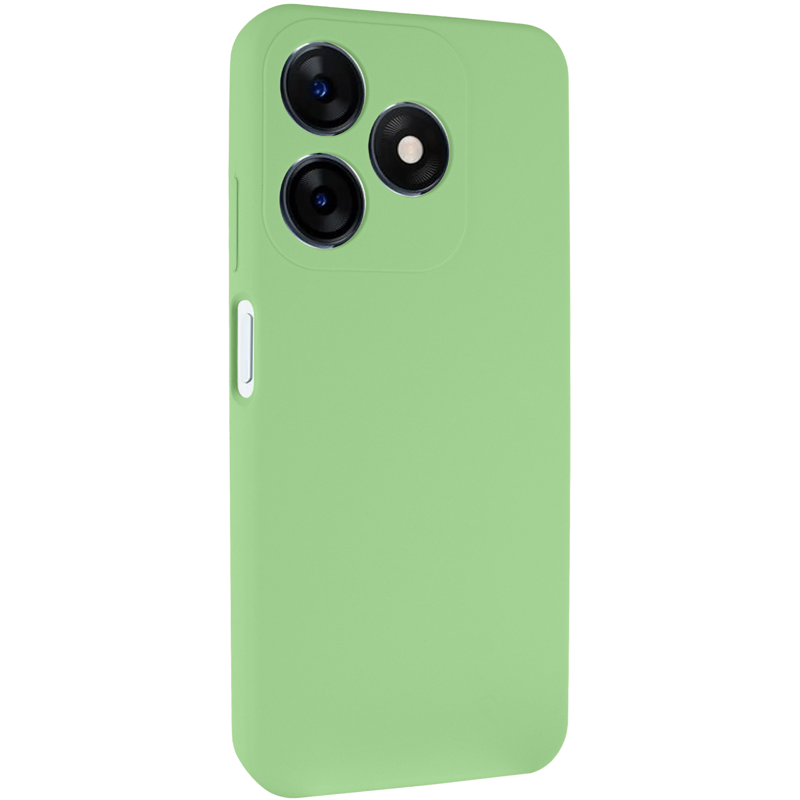 Чохол Silicone Cover Lakshmi Full Camera (AAA) для TECNO Spark 10, М'ятний / Mint, Силікон, купити оптом з доставкою