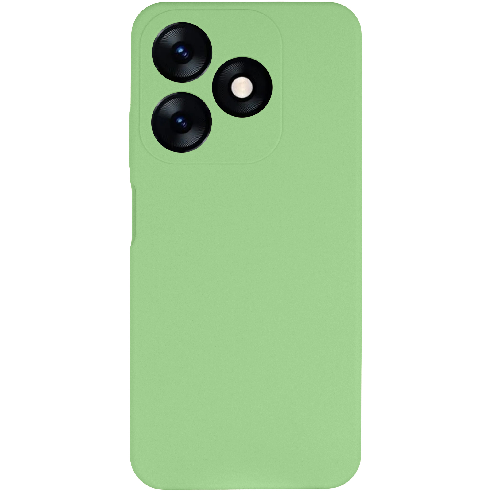 Чохол Silicone Cover Lakshmi Full Camera (AAA) для TECNO Spark 10, М'ятний / Mint 1, Силікон, купити оптом з доставкою