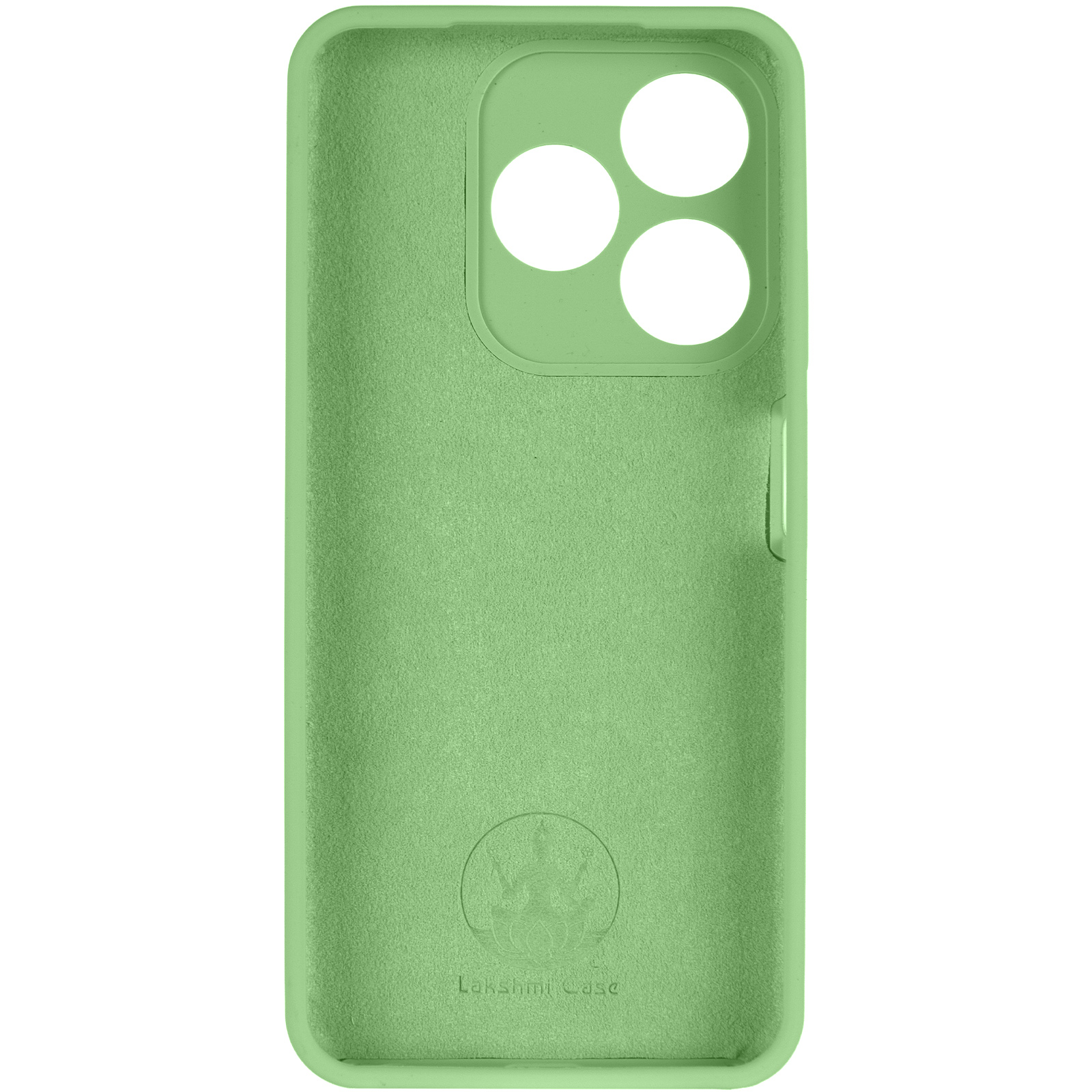 Чохол Silicone Cover Lakshmi Full Camera (AAA) для TECNO Spark 10, М'ятний / Mint 2, Силікон, купити оптом з доставкою