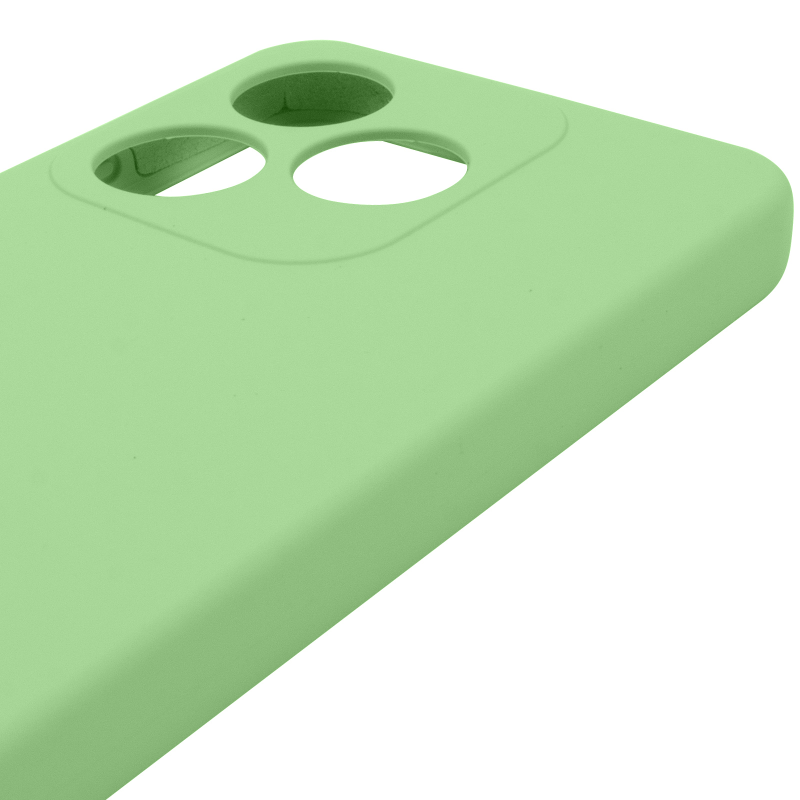 Чохол Silicone Cover Lakshmi Full Camera (AAA) для TECNO Spark 10, М'ятний / Mint 3, Силікон, купити оптом з доставкою