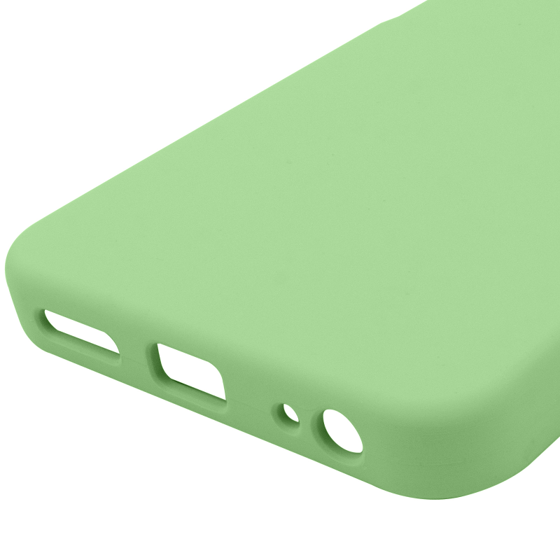 Чохол Silicone Cover Lakshmi Full Camera (AAA) для TECNO Spark 10, М'ятний / Mint 4, Силікон, купити оптом з доставкою