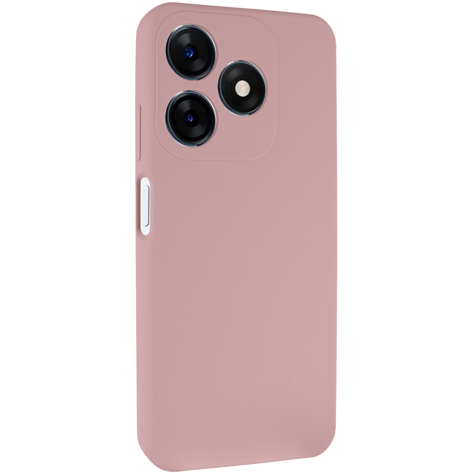 Чохол Silicone Cover Lakshmi Full Camera (AAA) для TECNO Spark 10, Рожевий / Pink Sand, Силікон, купити оптом з доставкою