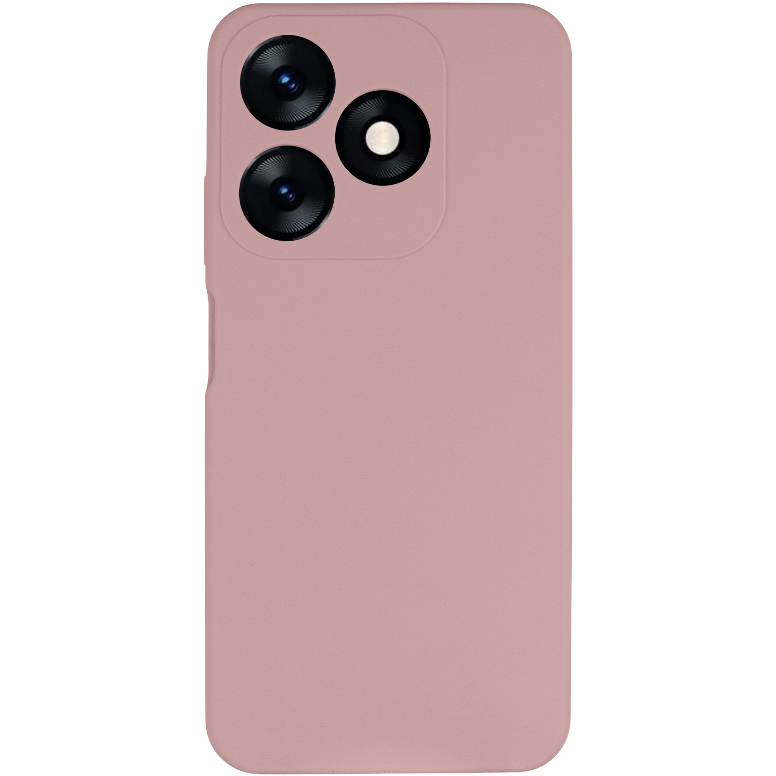 Чохол Silicone Cover Lakshmi Full Camera (AAA) для TECNO Spark 10, Рожевий / Pink Sand 1, Силікон, купити оптом з доставкою