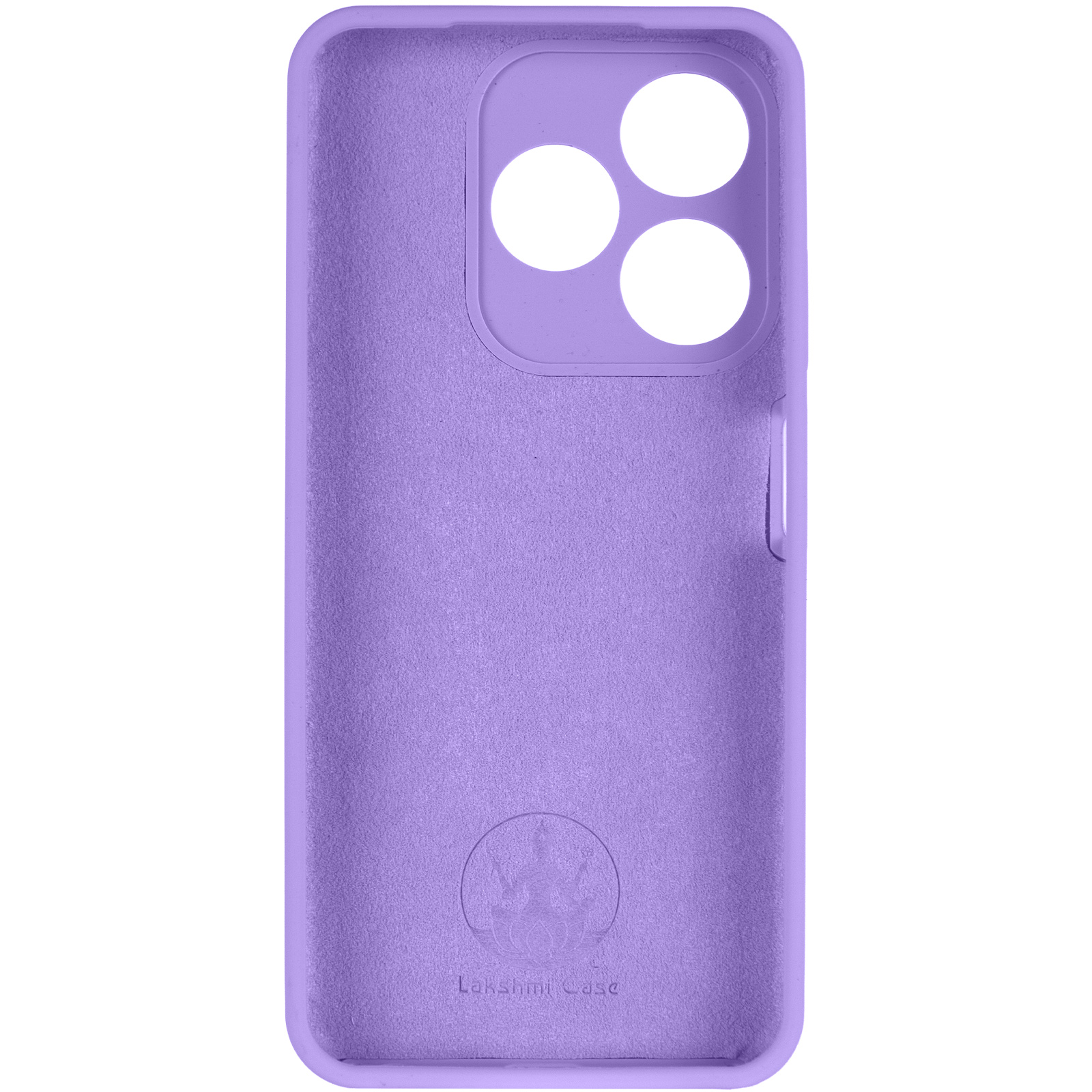Чохол Silicone Cover Lakshmi Full Camera (AAA) для TECNO Spark 10, Бузковий / Dasheen 2, Силікон, купити оптом з доставкою