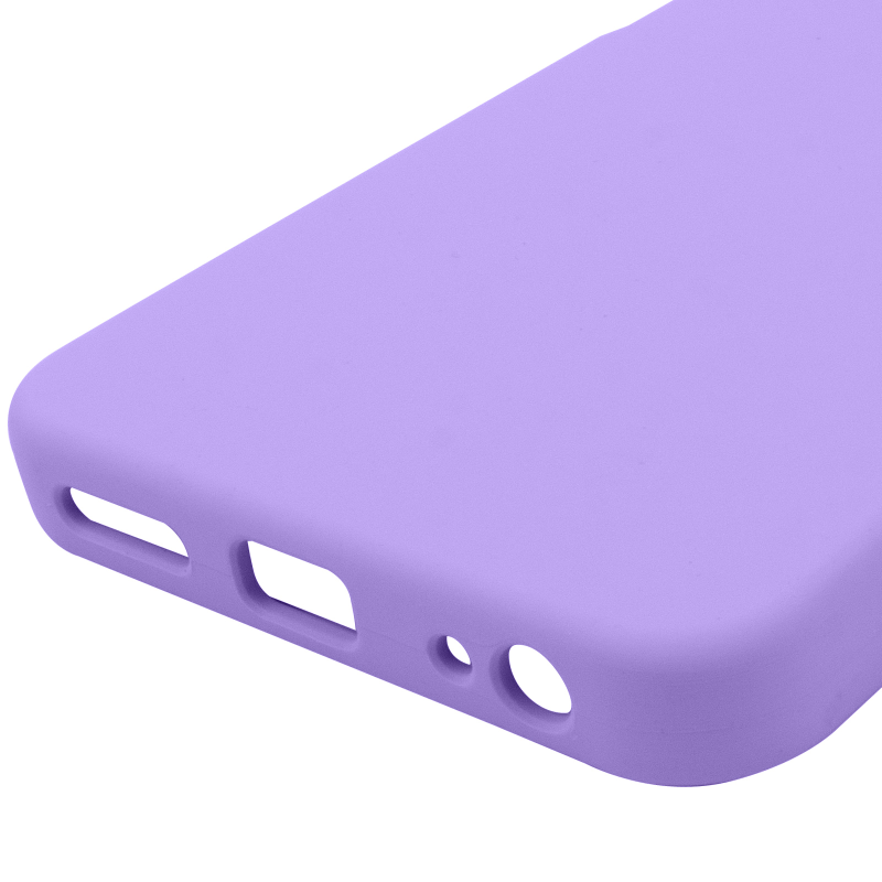 Чохол Silicone Cover Lakshmi Full Camera (AAA) для TECNO Spark 10, Бузковий / Dasheen 4, Силікон, купити оптом з доставкою