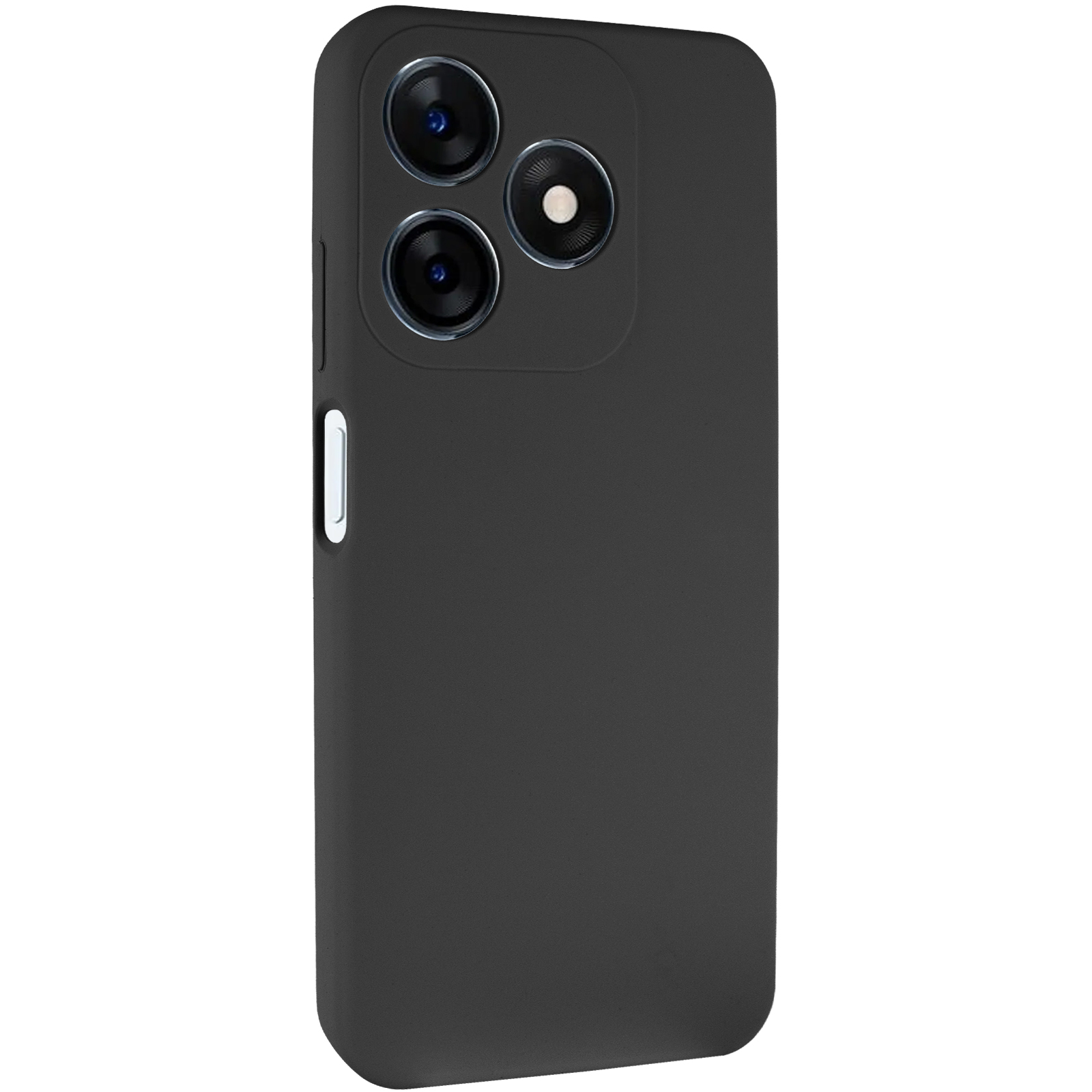 Чохол Silicone Cover Lakshmi Full Camera (AAA) для TECNO Spark 10, Чорний / Black, Силікон, купити оптом з доставкою