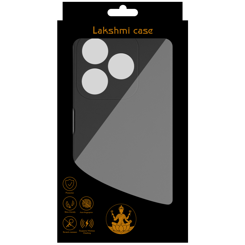 Чохол Silicone Cover Lakshmi Full Camera (AAA) для TECNO Spark 10, Чорний / Black 2, Силікон, купити оптом з доставкою