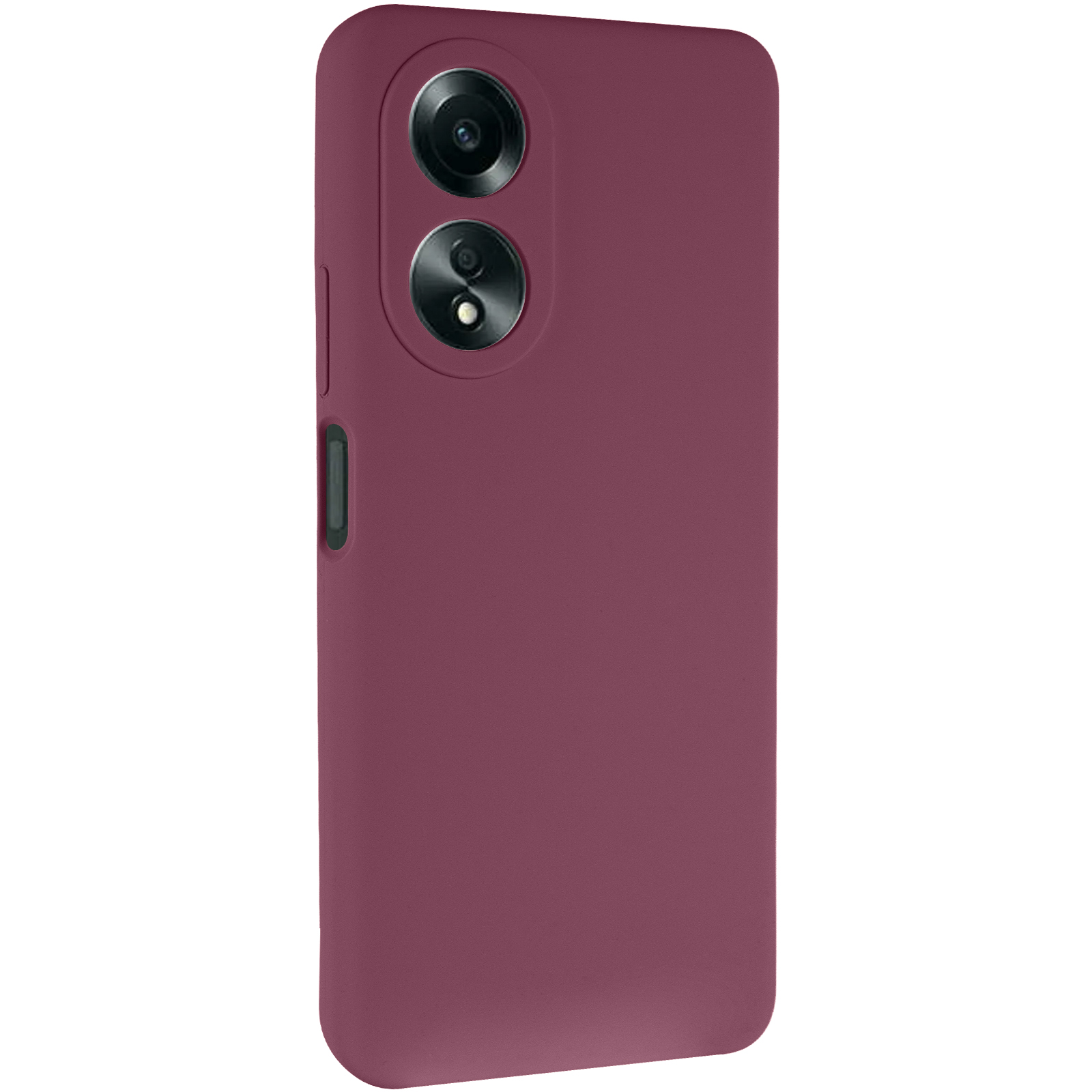 Чохол Silicone Cover Lakshmi Full Camera (AAA) для Oppo A58 4G, Бордовий / Plum, Силікон, купити оптом з доставкою