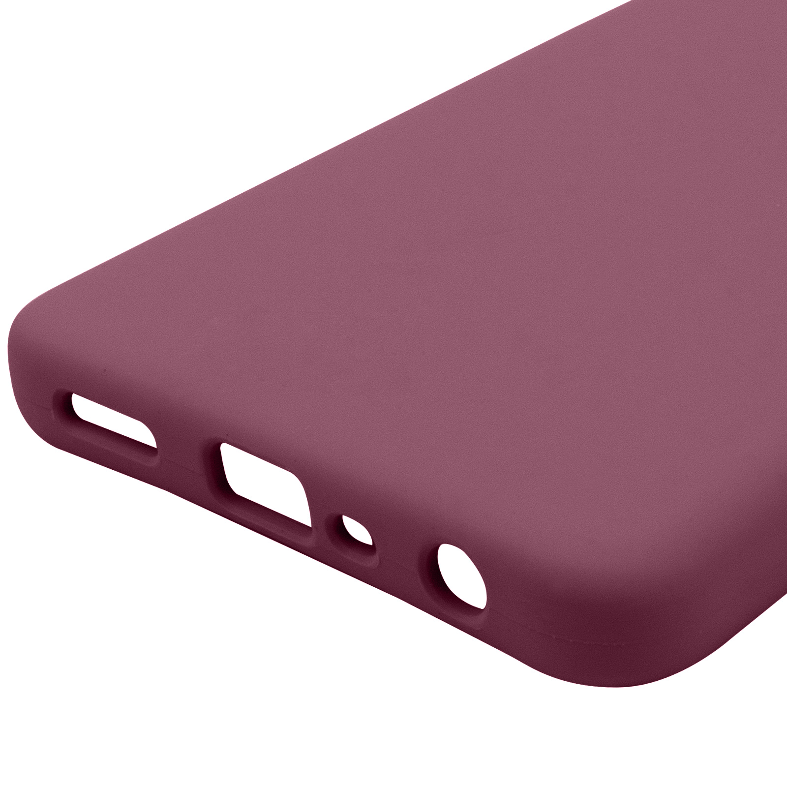 Чохол Silicone Cover Lakshmi Full Camera (AAA) для Oppo A58 4G, Бордовий / Plum 4, Силікон, купити оптом з доставкою
