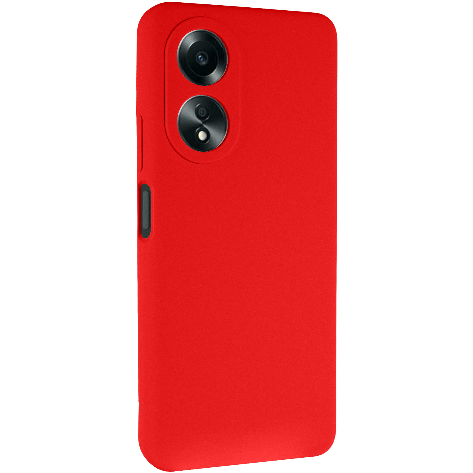 Чохол Silicone Cover Lakshmi Full Camera (AAA) для Oppo A58 4G, Червоний / Red, Силікон, купити оптом з доставкою