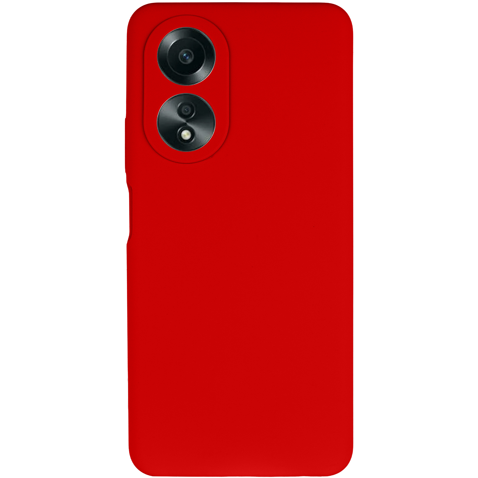Чохол Silicone Cover Lakshmi Full Camera (AAA) для Oppo A58 4G, Червоний / Red 1, Силікон, купити оптом з доставкою