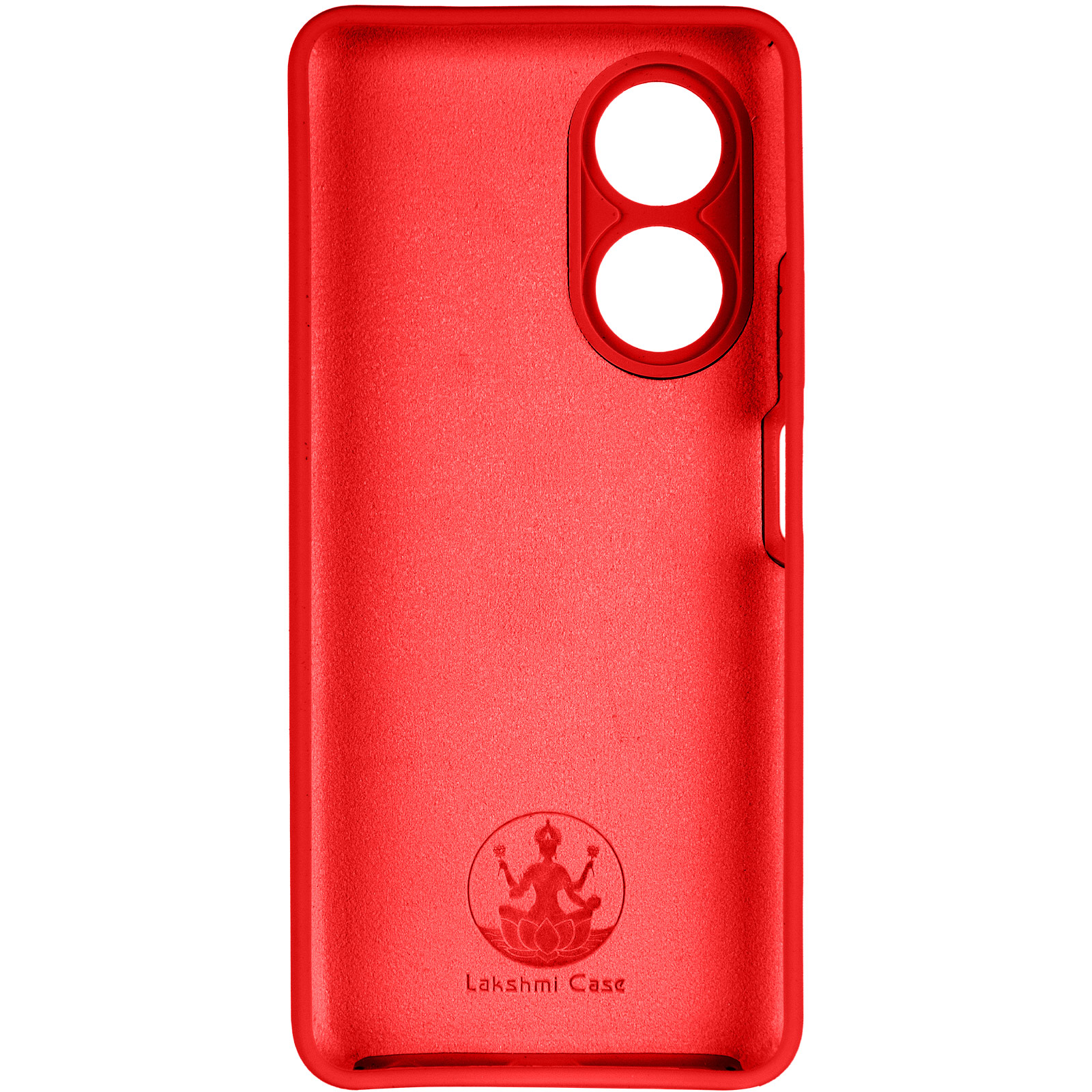 Чохол Silicone Cover Lakshmi Full Camera (AAA) для Oppo A58 4G, Червоний / Red 2, Силікон, купити оптом з доставкою