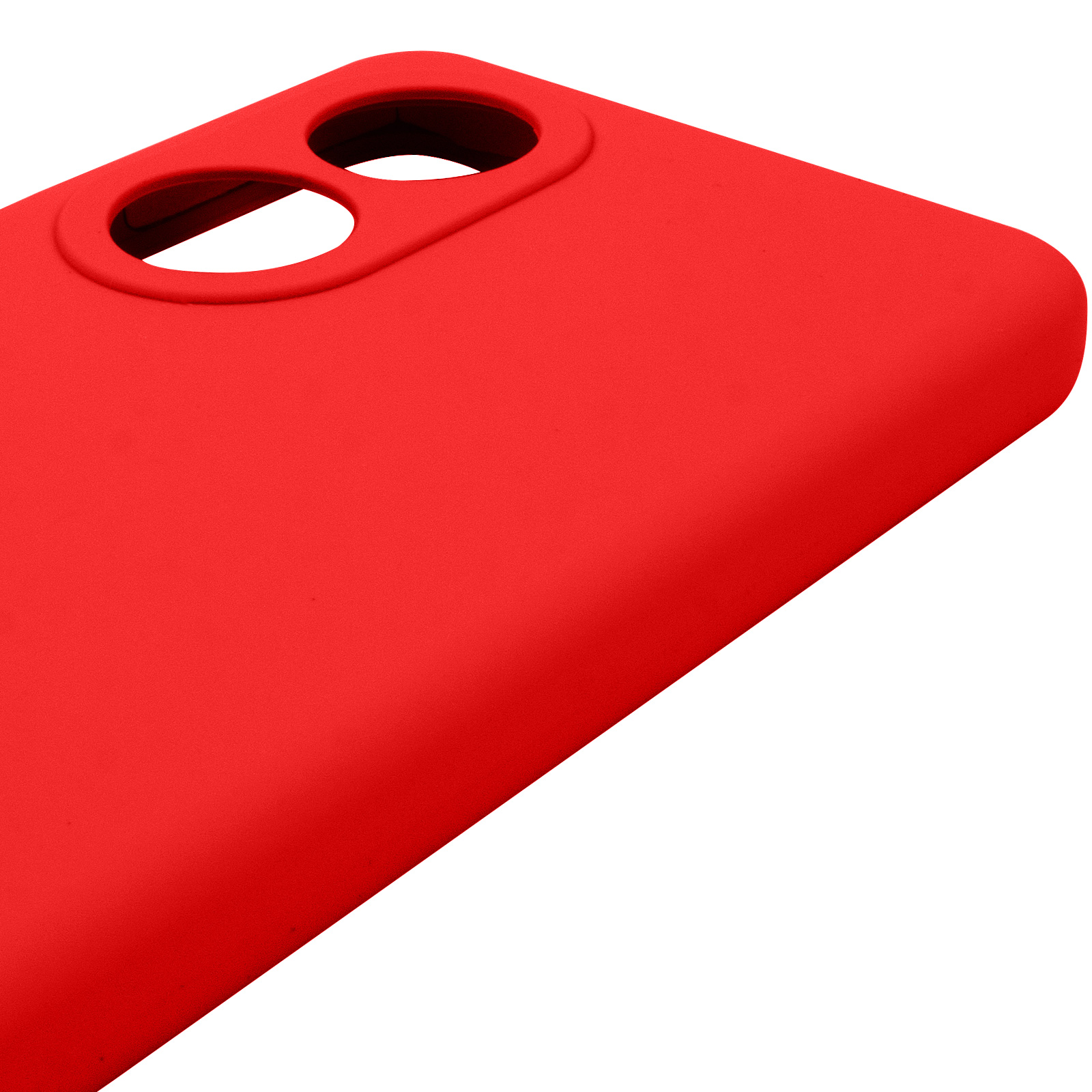 Чохол Silicone Cover Lakshmi Full Camera (AAA) для Oppo A58 4G, Червоний / Red 3, Силікон, купити оптом з доставкою